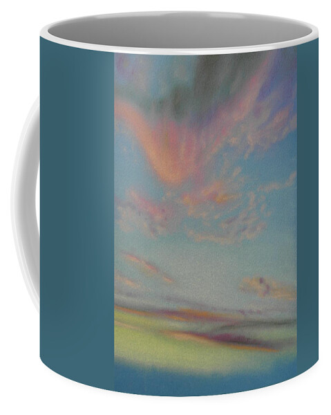 Pastel Coffee Mug featuring the pastel Sunset Impressions by Michele Myers