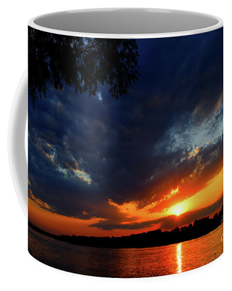 Harmony Coffee Mug featuring the photograph Sunset Magic Above Us V by Leonida Arte