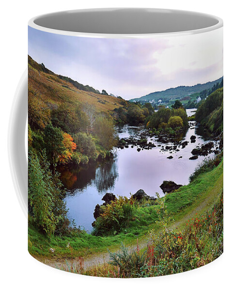 River Glen Coffee Mug featuring the photograph Sunset on River Glen by Lexa Harpell