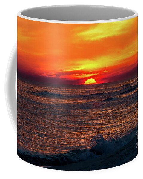 Sun Coffee Mug featuring the photograph Sunset on the Horizon, Perdido Key, Florida by Beachtown Views