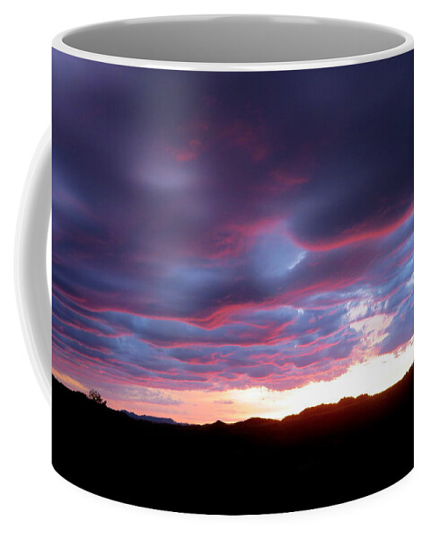 Sunset Coffee Mug featuring the photograph Sunset on the Northern Plains by Katie Keenan