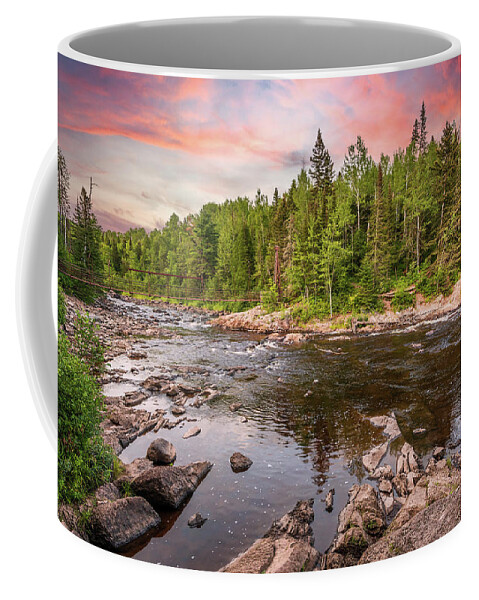 Silver Bay Coffee Mug featuring the photograph Sunset Over Tettegouche by Sebastian Musial