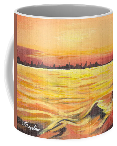 Pottahawk Point Coffee Mug featuring the photograph Sunset Pottahawk Point by David Bigelow