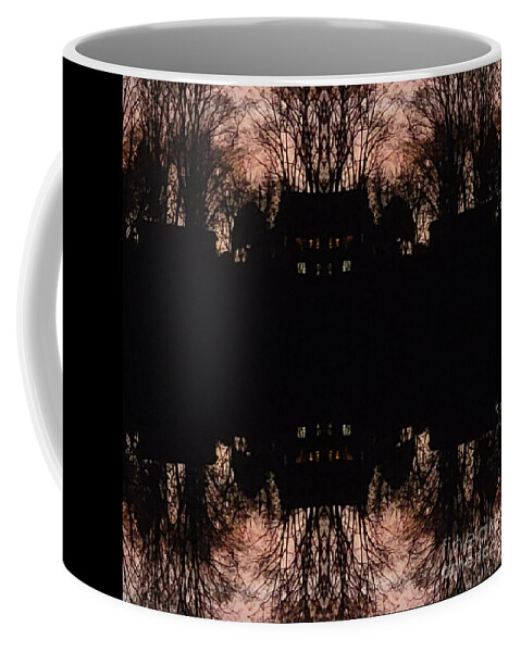 Sunset Silhouette Coffee Mug featuring the photograph Sunset Silhouette by Cleaster Cotton