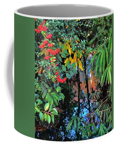 Flora Coffee Mug featuring the photograph Swamp Bouquet by Edward Shmunes