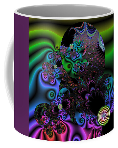 Abstract Coffee Mug featuring the digital art Sweatermen by Andrew Kotlinski