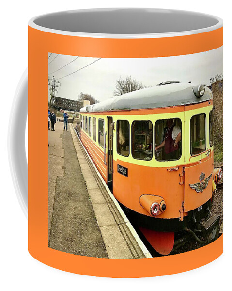 Helga One Coffee Mug featuring the photograph Swedish Railcar Y7 Unit 1212 Helga by Gordon James