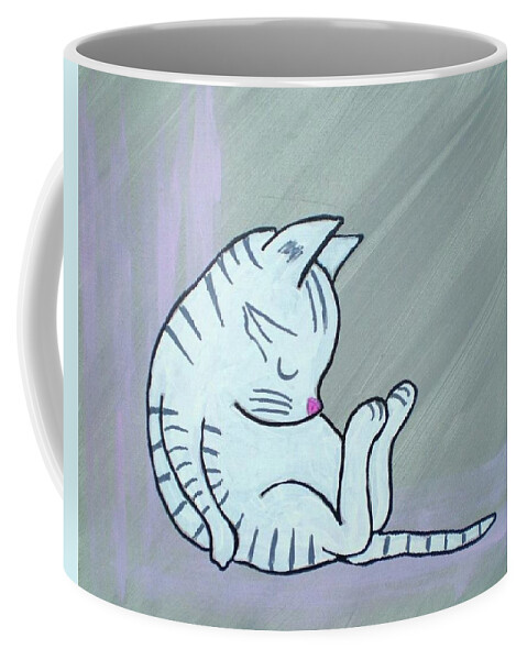 Cat Coffee Mug featuring the photograph Sweet Dreams by Chuck