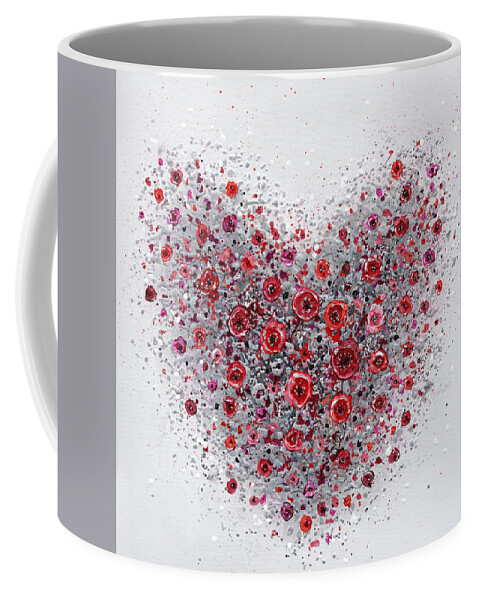 Heart Coffee Mug featuring the painting Sweet Hearted by Amanda Dagg