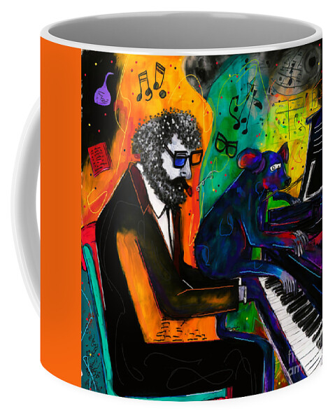 Man Coffee Mug featuring the painting Sweet Music Art Print by Crystal Stagg