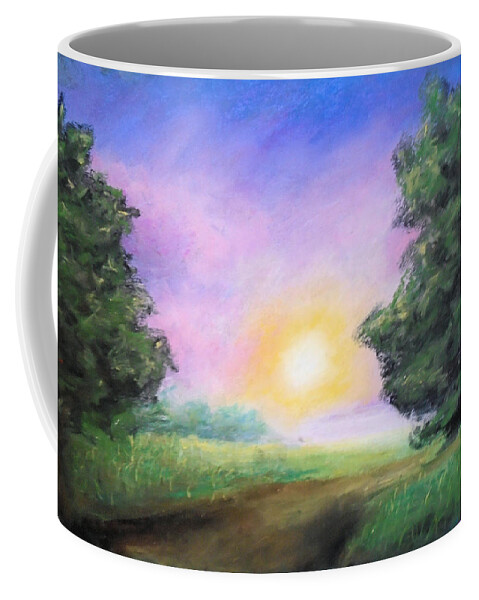Summer Coffee Mug featuring the painting Sweet Summer Haze by Jen Shearer