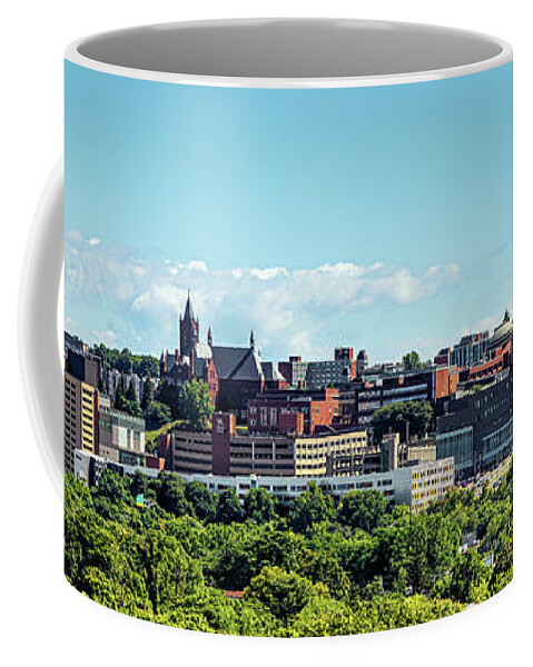 Syracuse Ny Skyline Coffee Mug featuring the photograph Syracuse Daytime Skyline by Rod Best