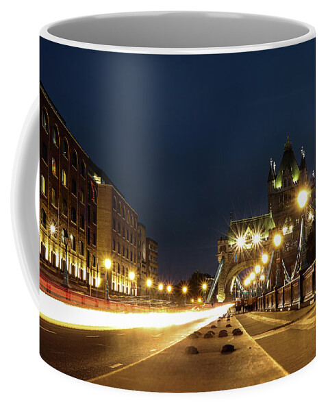 Sky Coffee Mug featuring the photograph Tower bridge by Vaclav Sonnek