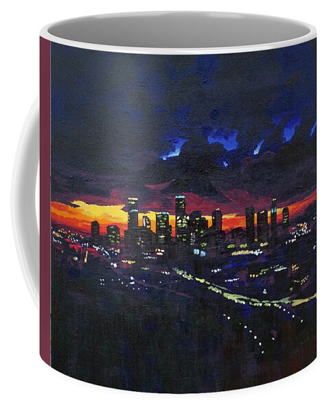 Astros Coffee Mug featuring the painting Take It Back by Allison Fox