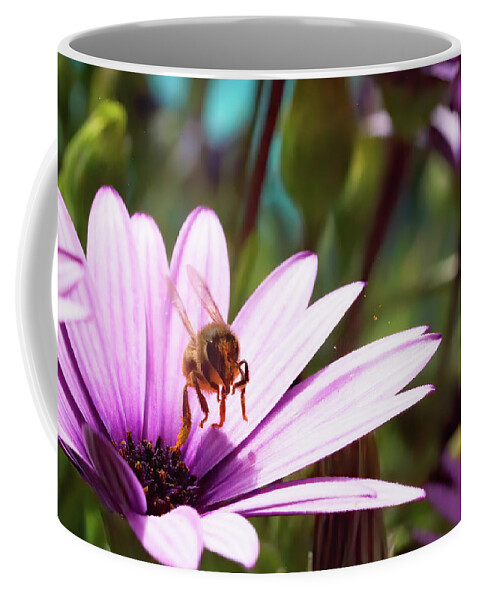 African Coffee Mug featuring the photograph Take off by Jean-Luc Farges