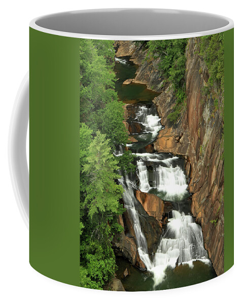 Tallulah River Coffee Mug featuring the photograph Tallulah Falls Georgia by Richard Krebs