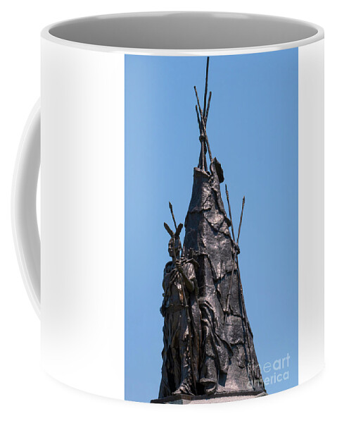 Gettysburg Coffee Mug featuring the photograph Tammany Regiment Monument by Bob Phillips
