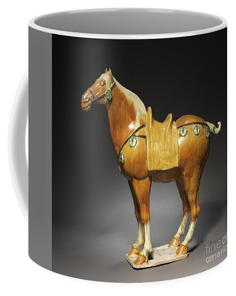 Tang Horse Coffee Mug featuring the photograph Tang Horse by Carlos Diaz