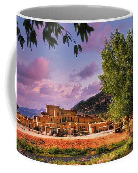 Landscapes Coffee Mug featuring the photograph Taos Pueblo by Micah Offman