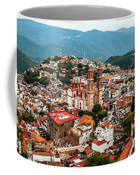 Taxco Coffee Mug featuring the photograph Taxco From Above by William Scott Koenig