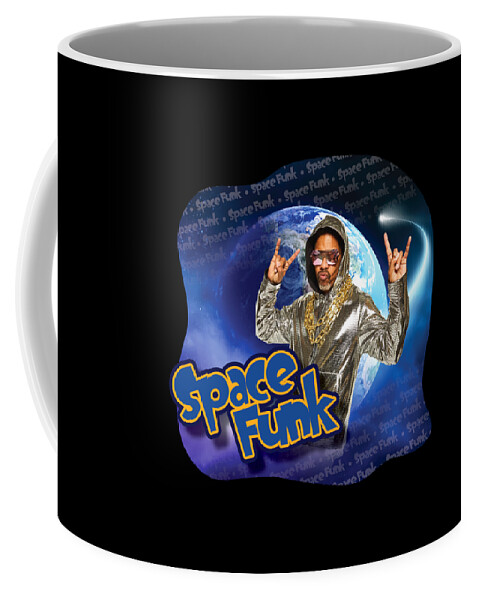  Coffee Mug featuring the digital art TC Space Funk by Tony Camm