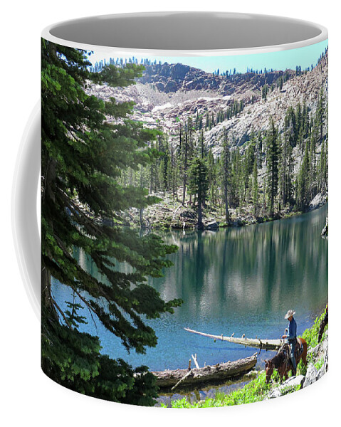 California Coffee Mug featuring the photograph Teal Water by Diane Bohna