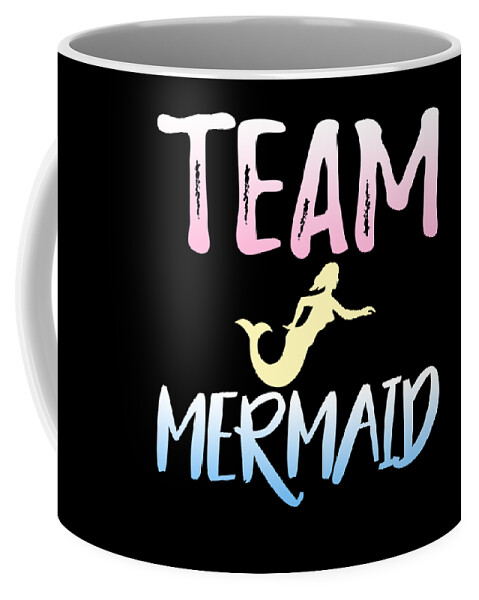 Team Mermaid Coffee Mug featuring the digital art Team Mermaid by Jacob Zelazny