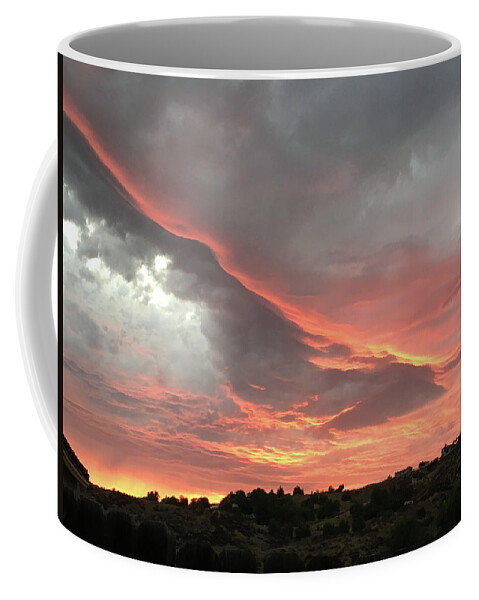 Spectacular Sunset Coffee Mug featuring the photograph Temecula Sunset by Roxy Rich