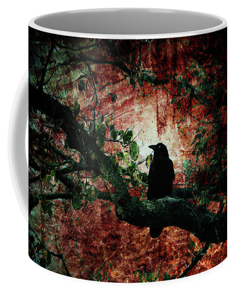 Bird Coffee Mug featuring the photograph Tempting Fate by Andrew Paranavitana
