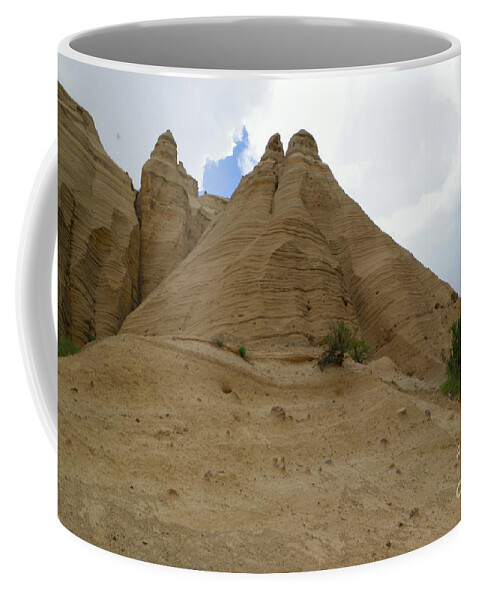 Landscape Coffee Mug featuring the photograph Tent Rocks New Mexico by Jeff Swan