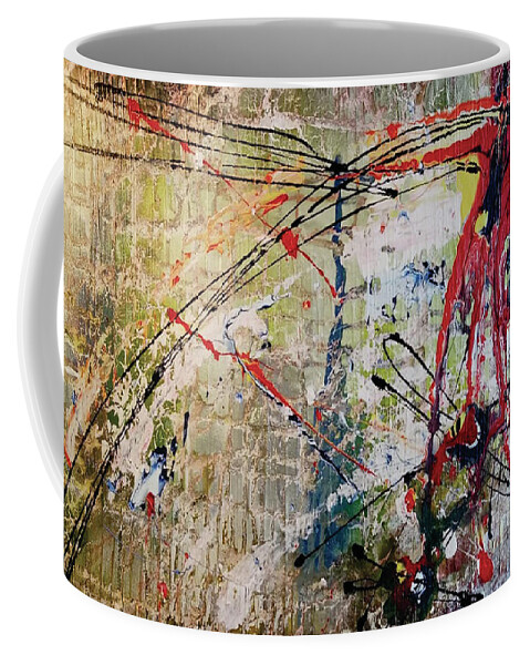  Coffee Mug featuring the painting Reach by Jimmy Williams