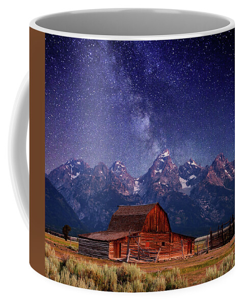 #faatoppicks Coffee Mug featuring the photograph Teton Nights by Darren White