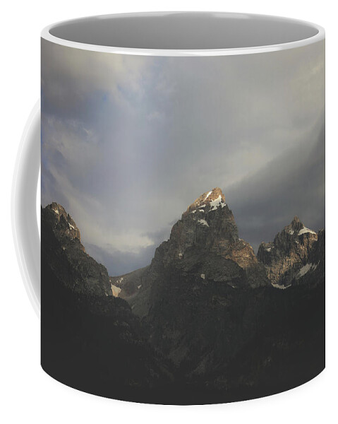 Mountain Coffee Mug featuring the photograph Teton Triple Threat by Go and Flow Photos
