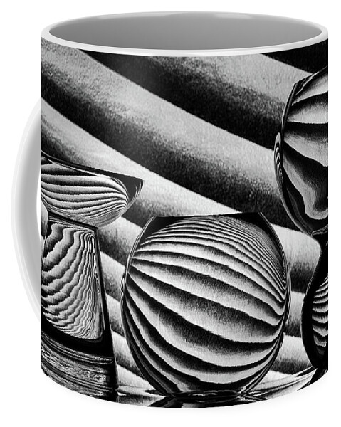 Refraction Coffee Mug featuring the photograph Texture And Pattern by Elvira Peretsman