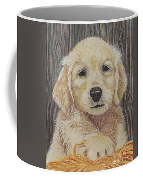 Wall Art Coffee Mug featuring the pastel That Cozy Spot by Chris Naggy
