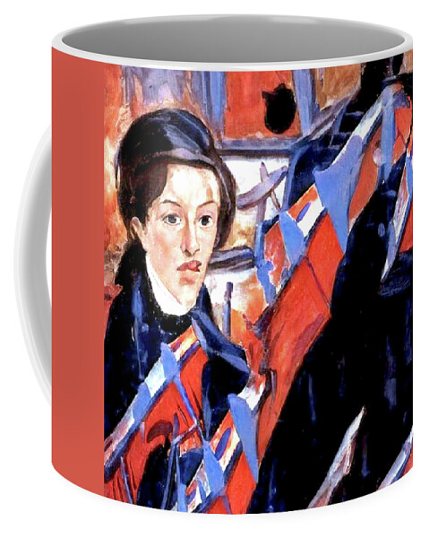 Rembrant #matisse # Monet # Picasso # Gauguin #manet # Brown Coffee Mug featuring the painting That was then This is now 64 by Kasey Jones