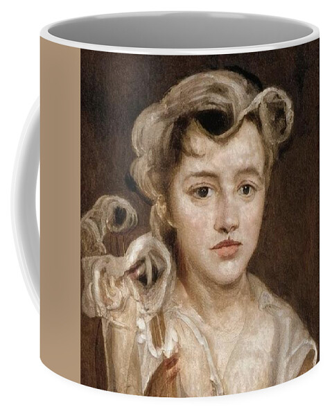  Stay At Home Orders Coffee Mug featuring the painting That was then This is now Laughter is Fashion 2021 by Kasey Jones