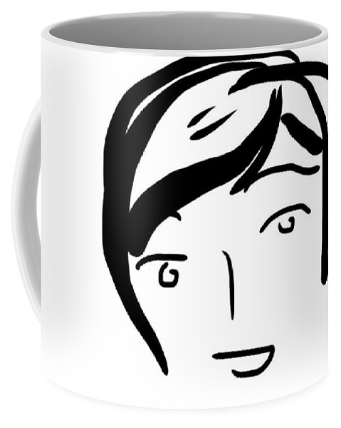  Coffee Mug featuring the digital art That's What He Said by Lorraine Sanderson