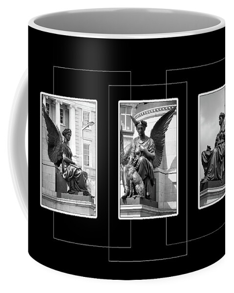 Angel Coffee Mug featuring the photograph The Angels of Dublin by Jill Love