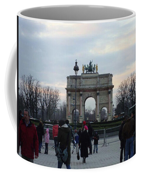 Arch Coffee Mug featuring the photograph The Arch in Paris by Roxy Rich