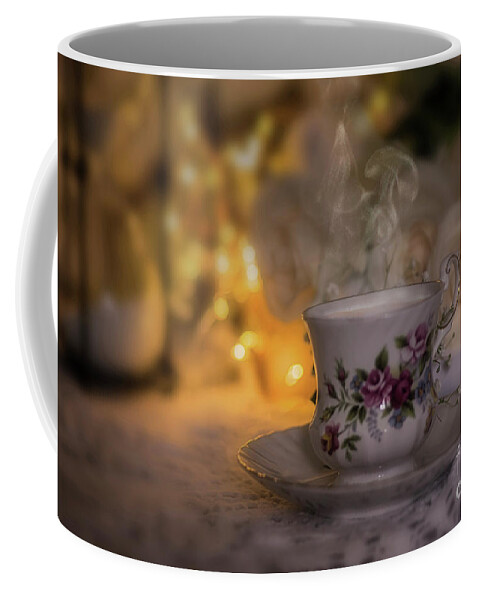 Mindfulness Coffee Mug featuring the photograph The Art Of Drinking Tea by Mary Lou Chmura