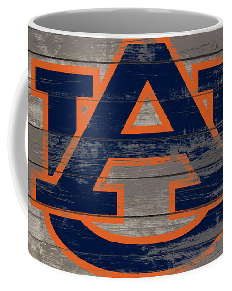 Auburn Tigers Coffee Mug featuring the mixed media The Auburn Tigers 1b by Brian Reaves
