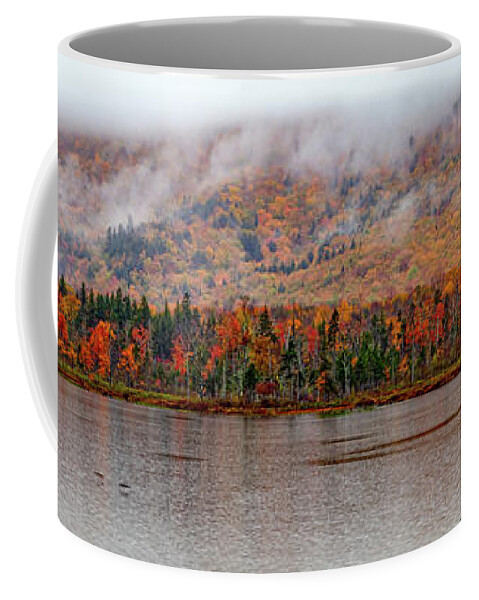 Fog Coffee Mug featuring the photograph The Basin in Fog by Jeff Folger