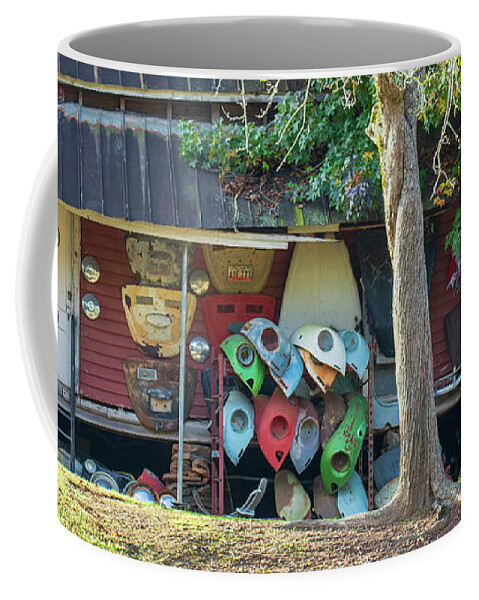 House Coffee Mug featuring the photograph The Beetle House by Mary Ann Artz