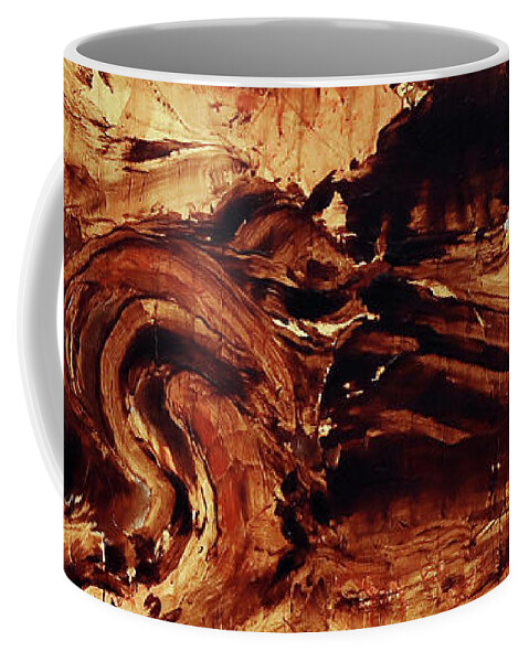 Roots Coffee Mug featuring the painting The Bidirectional Doorway by Sv Bell