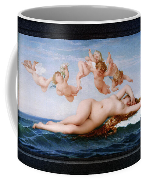 The Birth Of Venus Coffee Mug featuring the painting The Birth Of Venus by Alexandre Cabanel Remastered Xzendor7 Reproductions by Xzendor7