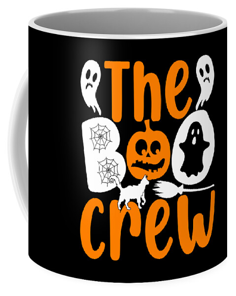 Halloween Coffee Mug featuring the digital art The Boo Crew Halloween by Flippin Sweet Gear