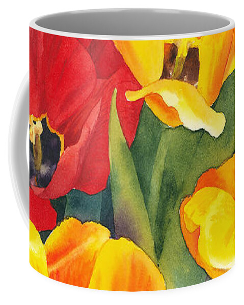 Flower Coffee Mug featuring the painting The Breath of Spring by Espero Art