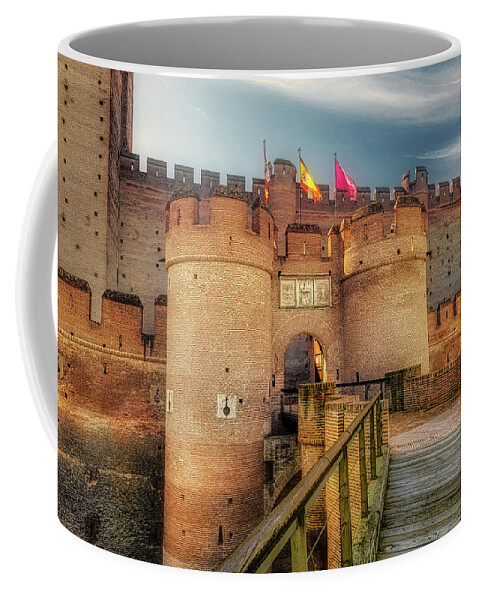 Castle Coffee Mug featuring the photograph The bricks castle by Micah Offman