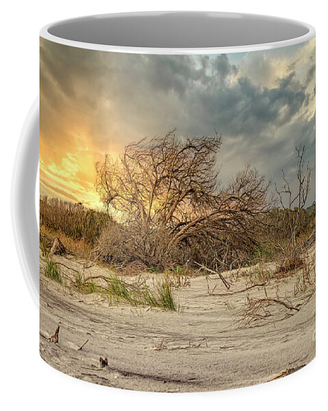 Scenic Coffee Mug featuring the photograph The Burning Bush by Kathy Baccari